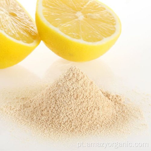 Suco de limão orgânico em pó para perda de peso